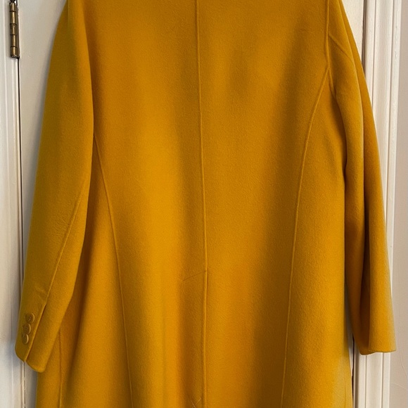 NWOT Talbots Sunflower Yellow Wool Coat Size 18W - Picture 5 of 8